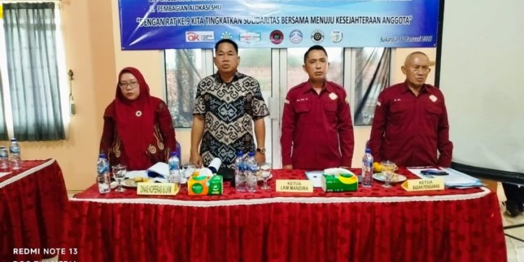 Dinas Koperasi Lamsel Apresiasi Kemajuan Koperasi Pelayanan LKM Mandira Rajabasa