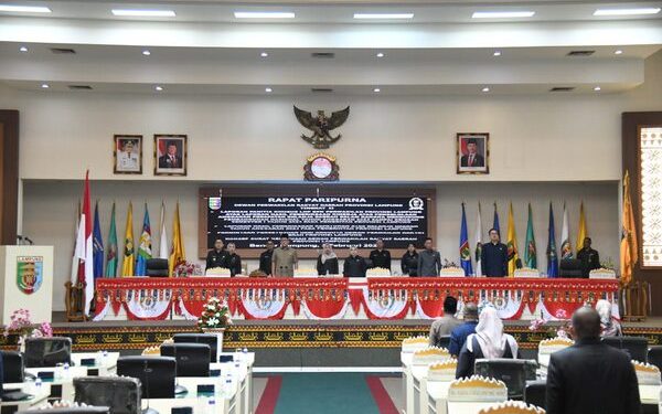Bahas LHP BPK, DPRD Lampung Gelar Rapat Paripurna