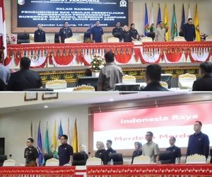 DPRD Lampung Gelar Paripurna Persetujuan Pengesahan Pengangkatan Gubernur dan Wakil Gubernur Lampung Periode 2025-2030