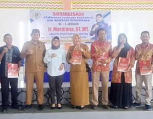 Mardiana Sosialisasikan Wawasan Kebangsaan di Lampura