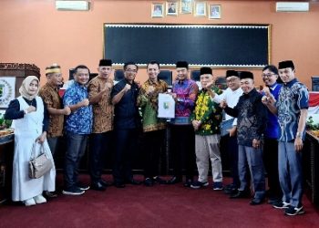 Panitia DOB Lampung Pesisir Temui Ketua DPRD Pesawaran