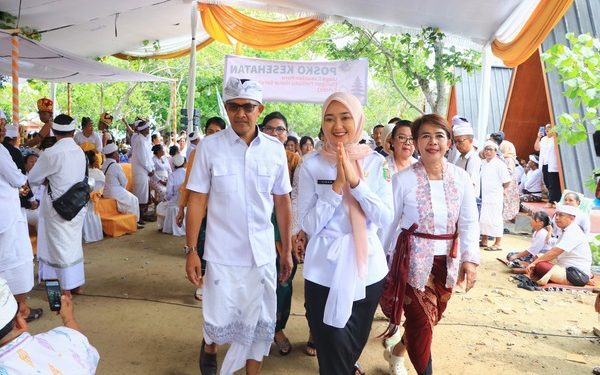Hadiri Upacara Melasti, Wagub Jihan Nurlela Tegaskan Harmoni dalam Keberagaman di Provinsi Lampung