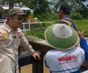Tanggapi Aspirasi Saat Reses, Yusnadi Langsung Tinjau Pintu Air 12 di Pasir Sakti