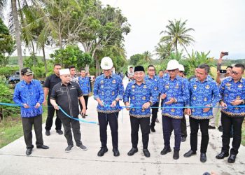 Dukung Akses Wisata Pantai, Bupati Egi Resmikan Ruas Jalan Simpang Polsek Kalianda – Ketang