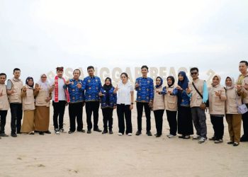 Kunjungi Dua Destinasi Wisata Lamsel, Zita Anjani: Pantai Lampung Selatan Selalu Bikin Takjub