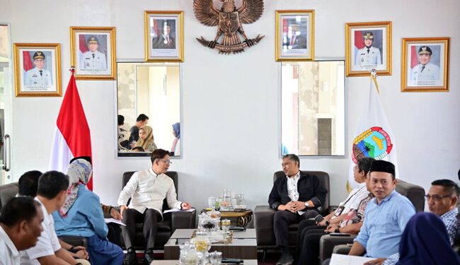 Bahas Kesiapan Swasembada Pangan, Bupati Egi Audiensi Bersama Dirjen Holtikultura, Tenaga Ahli Menteri Kementan dan Bulog