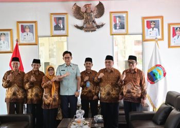 Jalin Silaturahmi, PWRI Lampung Selatan Audiensi Bersama Bupati Radityo Egi