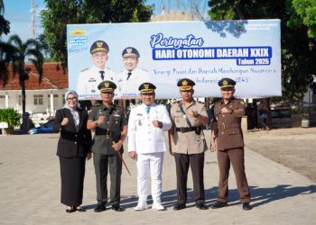 Wabup Syaiful Pimpin Upacara Hari Otonomi Daerah ke-XXIX