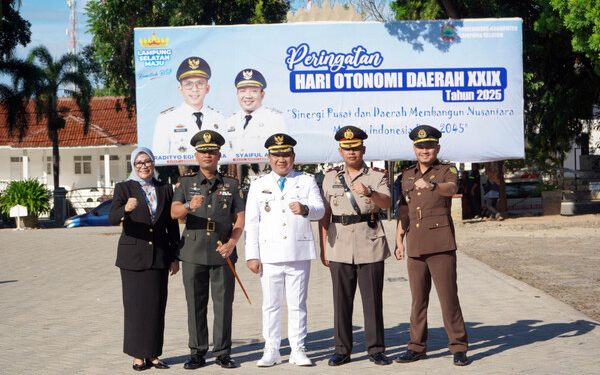 Wabup Syaiful Pimpin Upacara Hari Otonomi Daerah ke-XXIX