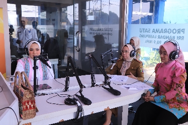 Ketua Dekranasda Provinsi Lampung Dorong Penguatan UMKM Lewat Podcast