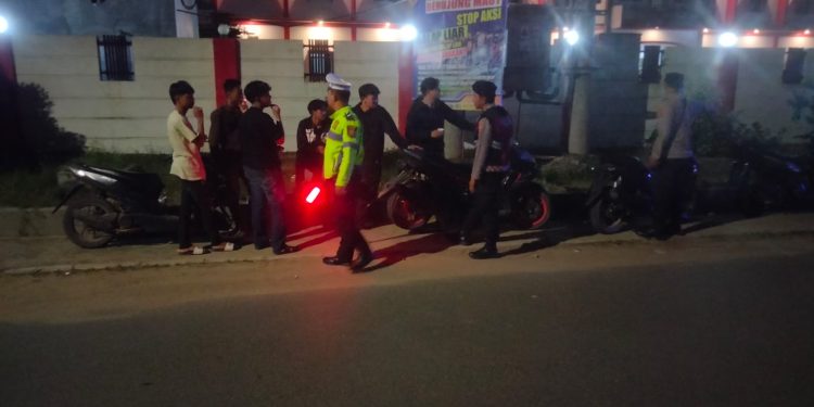 Polsek Banjar Agung Gelar KRYD di Dua Lokasi Berbeda