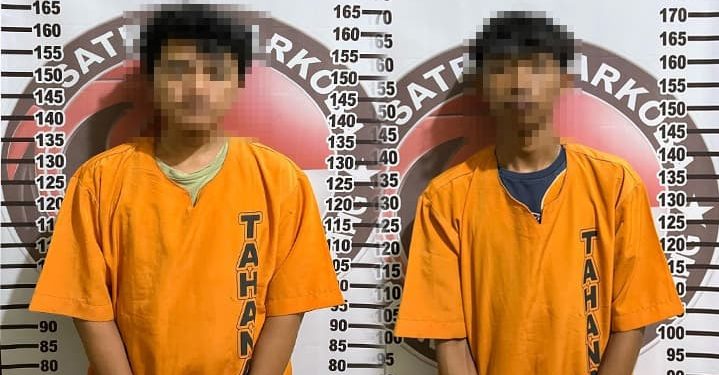 Polres Tulang Bawang Tangkap Dua Pengedar Sabu dan Sita 20 Paket Siap Edar