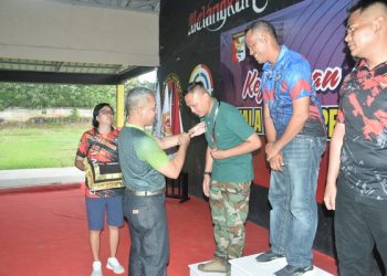 Atlet Brigif 4 Mar/BS Mengikuti Kejuaraan Menembak Piala Ketua Pengprov Perbakin Lampung