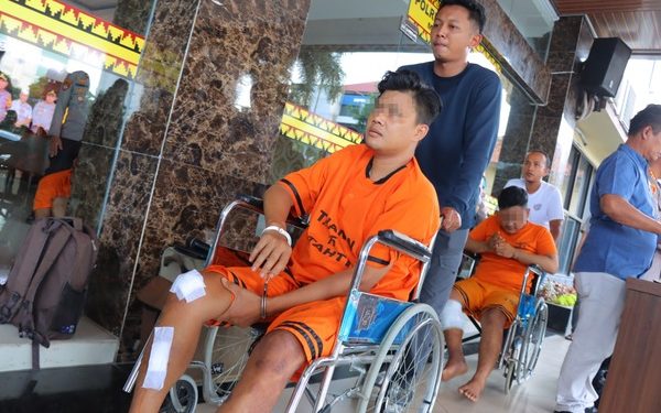 Kawanan Pelaku Curanmor Bersenpi di Bandar Lampung Dibekuk Polisi