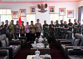 Audiensi dengan Bupati Egi, Dandim 0421/LS Siap Bersinergi Wujudkan Lampung Selatan Maju