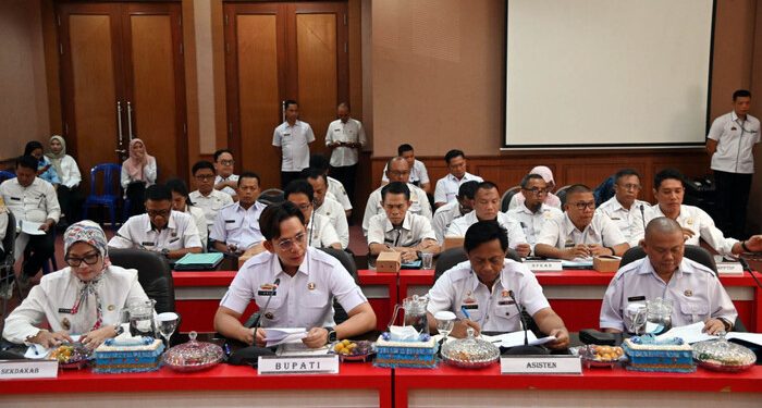 Rakor Bersama KPK, Bupati Egi Bahas Program Pemberantasan Korupsi Melalui MCP