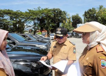 Tertibkan Aset Daerah, Pemkab Lampung Selatan Gelar Apel Kendaraan Dinas