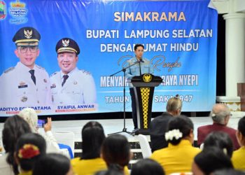 Hadiri Simakrama dengan Umat Hindu Lampung Selatan, Ini Pesan Bupati Egi