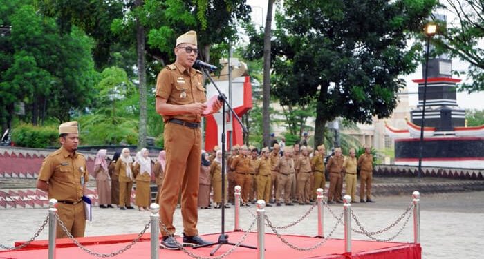 Pimpin Apel Mingguan, Staf Ahli Bidang Keuangan Kembali Ingatkan Kedisiplinan