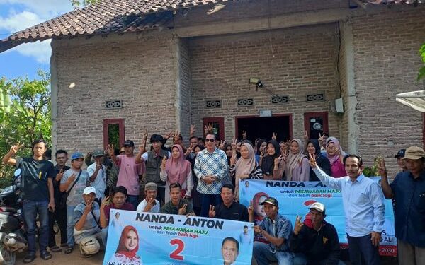 PSU Pesawaran, Relawan Bernada Siap Menangkan Nanda-Anton di Kedondong