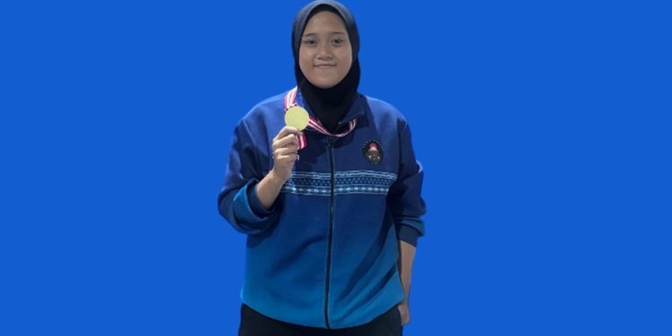 Bikin Bangga, Mahasiswi Beasiswa Darmajaya Sabet Emas Karate di Piala Bupati Tubaba 2025