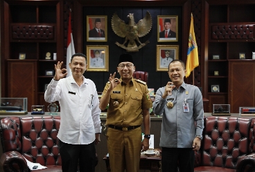 Gubernur Mirza Terima Kunjungan Kerja Kanwil Hukum dan Kanwil HAM