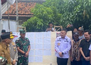 Pastikan Kelancaran PSU, Bupati Dampingi Gubernur dan Wagub Lampung Tinjau Pelaksanaan PSU di Sejumlah TPS