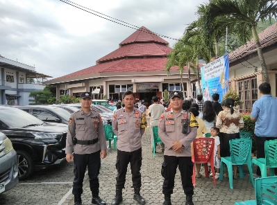 260 Polisi Diterjunkan Amankan Peringatan Kenaikan Isa Almasih di Bandar Lampung