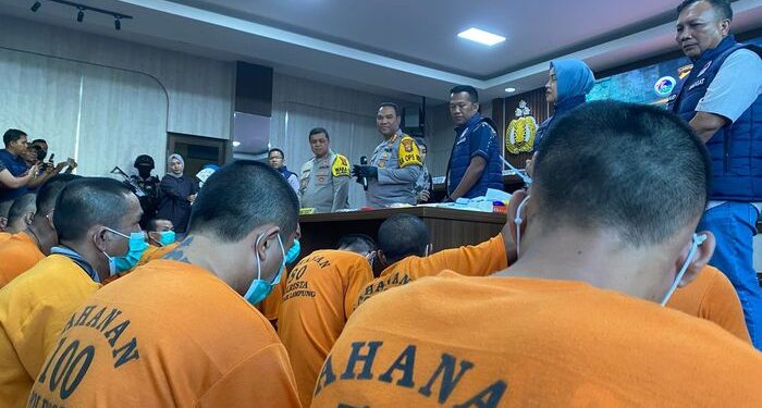 Kurun Waktu Sebulan, Polresta Bandar Lampung Ringkus 28 Tersangka Kasus Narkoba