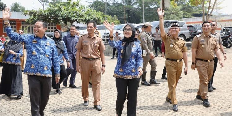 Wagub Jihan Nurlela Tinjau SMANO Kota Metro, Sekolah yang Mengembangkan Pendidikan Berbasis Olahraga