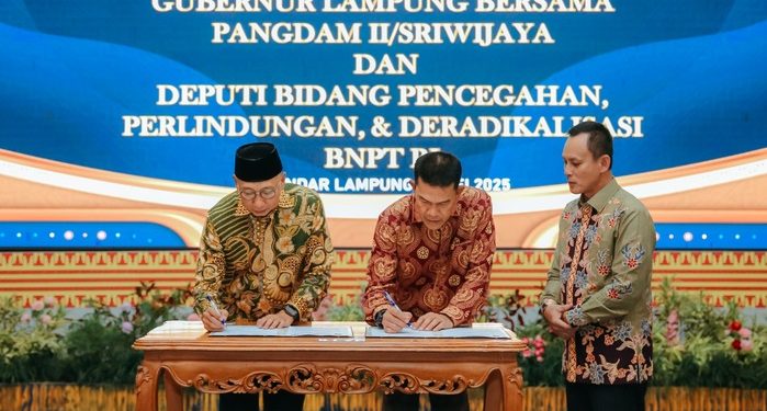 Dukung Penuh Pembentukan Kodam dan Batalyon Baru, Pemprov Lampung Hibahkan Lahan Seluas 95 Hektare