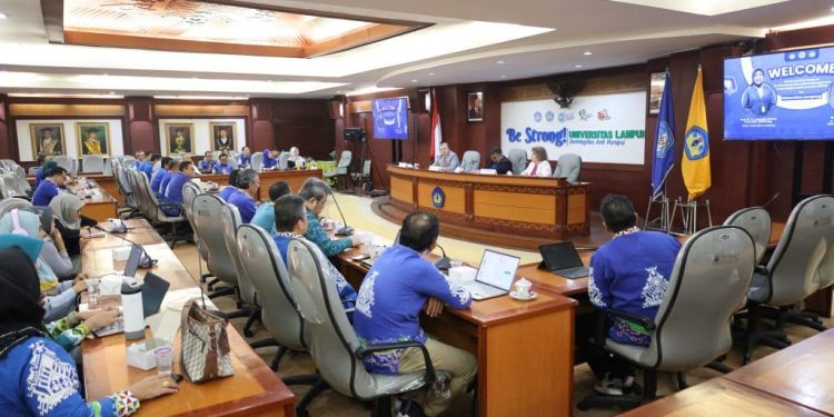 Implementasi MoU, Unila Sambut Rektor UMTE dalam Kunjungan Kerja Sama Internasional