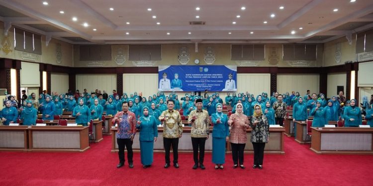 Rakorda TP PKK Lampung, Perkuat Peran Perempuan dalam Membangun SDM dan Ekonomi