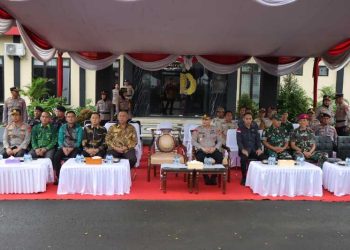 858 Personel Gabungan Siap Amankan PSU Pilkada Pesawaran