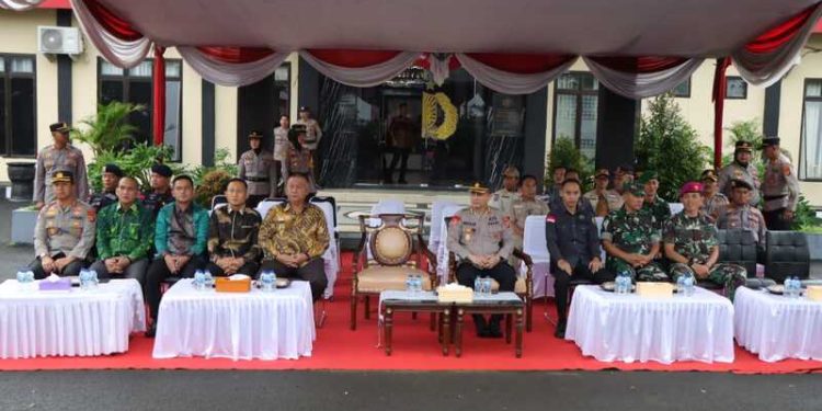 858 Personel Gabungan Siap Amankan PSU Pilkada Pesawaran