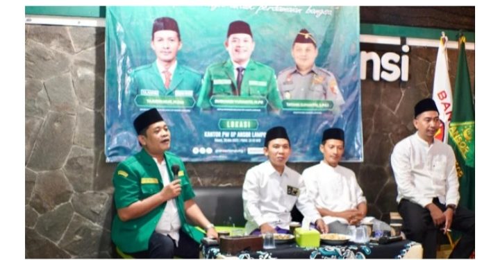 Jelang Pelantikan, Ansor Lampung Adakan Tahlilan