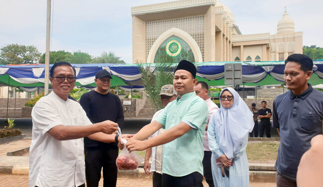 Pemkab Lampung Selatan Berbagi Daging Kurban untuk Jurnalis, Simbol Kebersamaan di Hari Raya