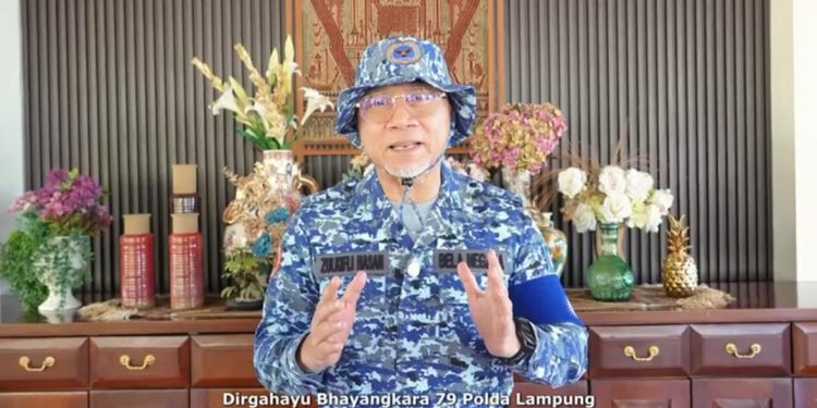 Menko Pangan RI Sampaikan Ucapan Dirgahayu Bhayangkara ke-79 untuk Polda Lampung