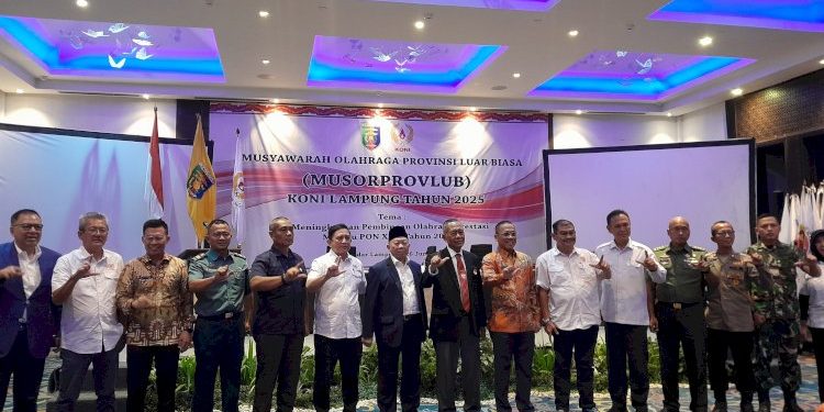 Musorprovlub KONI Lampung, Taufik Hidayat Aklamasi Jadi Ketua Baru