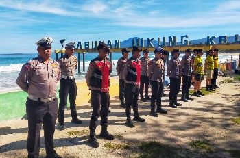 Sambut Krui Pro 2025, Polres Pesisir Barat Siagakan Polisi Turis Multibahasa