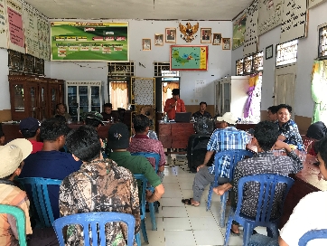 Pokmas PTSL Desa Cempaka Barat Uraikan Penggunaan Dana