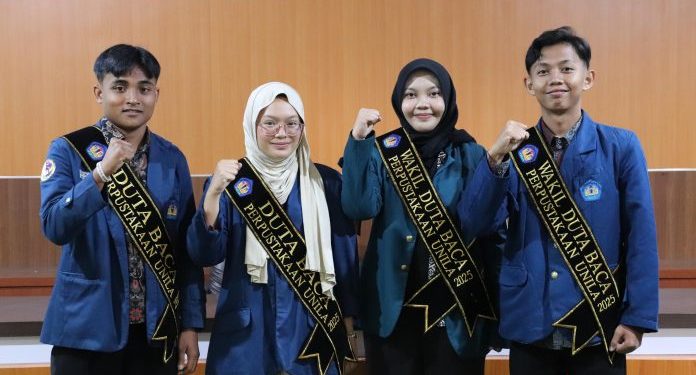 UPT Perpustakaan Unila Nobatkan Duta Baca 2025, Dorong Peran Mahasiswa sebagai Agen Literasi