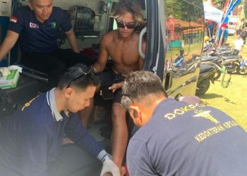Operasi Tuhuk Krakatau 2025 Polda Lampung Tangani Cepat Atlet Australia yang Terluka