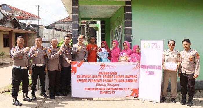 Polres Tulang Bawang Gelar Anjangsana Sambut Hari Bhayangkara Ke-79