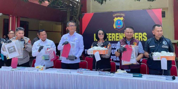 130 Kasus TPPO Terungkap, Bareskrim Polri Tegaskan Komitmen Lindungi PMI Lewat Konferensi Pers di Polda Sumut
