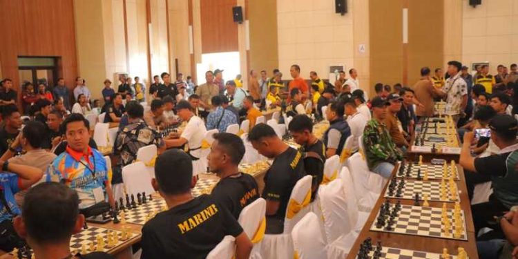 Polda Lampung Versus Pemprov Lampung, Pada Lomba Catur Bhayangkara Kapoda Cup 2025