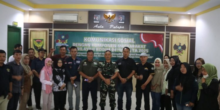 Kodim 0410/KBL Gelar Coffee Morning Bersama Insan Pers
