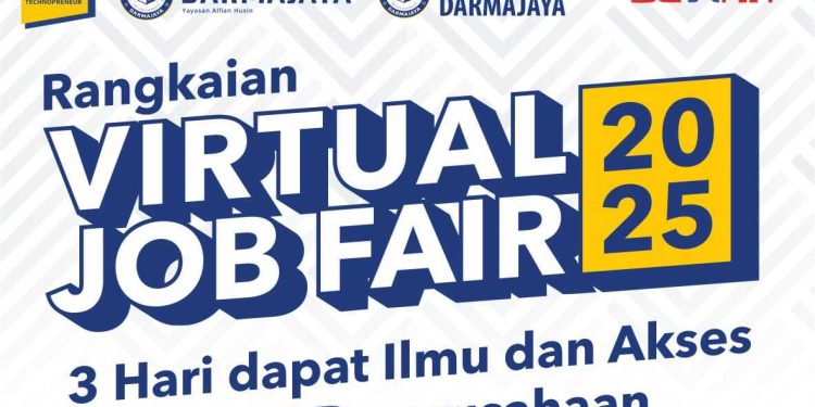 Terbanyak, Puluhan Dunia Usaha Ada di Virtual Job Fair Darmajaya 2025