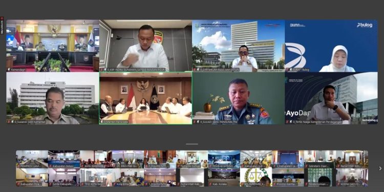 Libur Sekolah Picu Mobilitas, Pemprov Lampung Ikuti Rakor Inflasi dan Sosialisasi SE Menparekraf