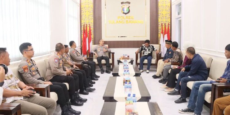 AKBP Yuliansyah Menerima Audensi Rombongan KPU Tulang Bawang